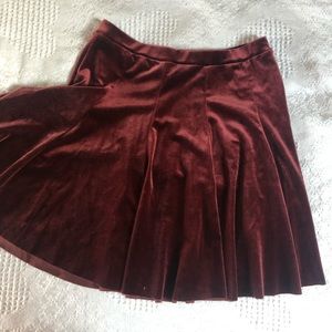 Urban Outfitters Skirts - Urban Outfitters red velvet skirt Urban Outfitters Skirts - Urban Outfitters red velvet skirt